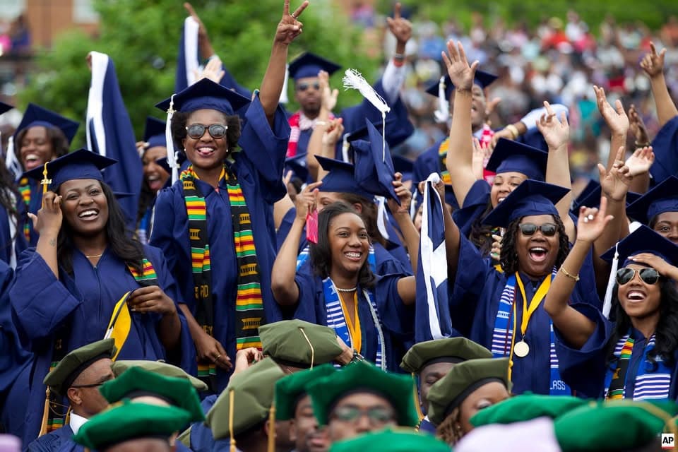 Migration Pathway graduates celebrating